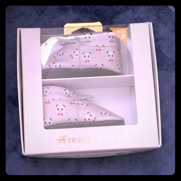 Freshly Picked Other - NEW Freshly Picked Fancy Panda City Moccs Size 2